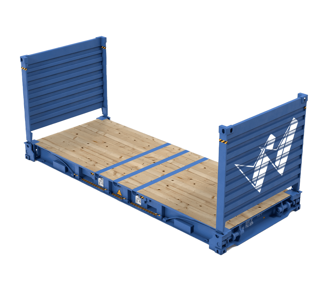 Контейнер-платформа Flat Rack